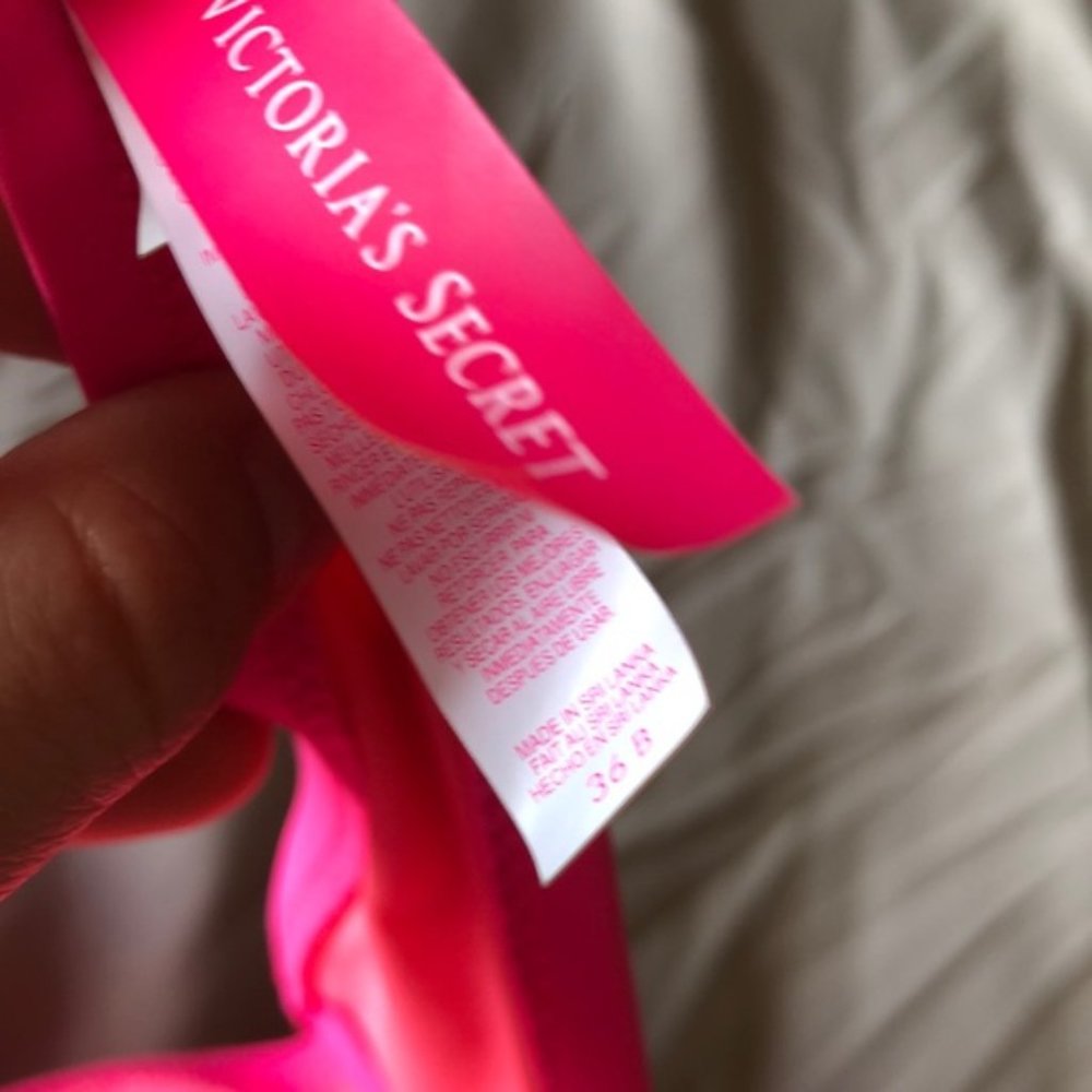 Hot Pink VS Swim Top - Picture 2 of 3